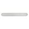 Gliderite Hardware 7-1/4 in. Satin Nickel Rounded Back Plate 6-1/4 in. Center to Center - 7343-160-SN 7343-160-SN-1 - alternate 1